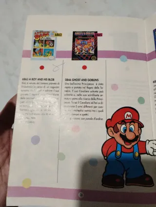 Mini Guida elenco giochi Nintendo Nes anni 90