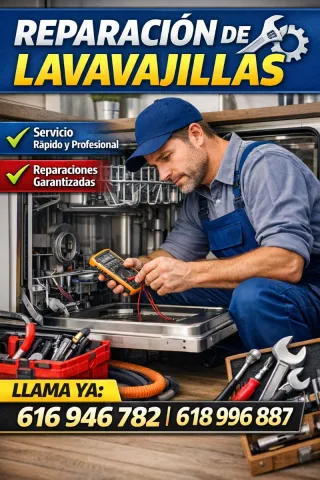 Reparación de lavavajillas de hogar e industriales