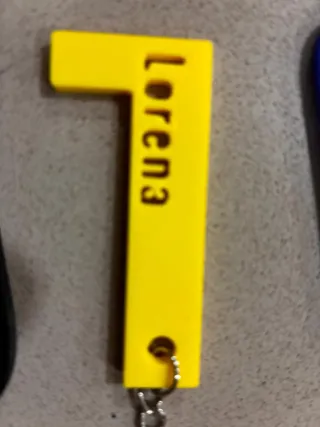 Llaveros personalizados 3D