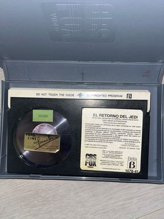 El Retorno del Jedi VHS CBS/FOX VIDEO