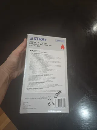 Fornello a gas portatile con bruciatore