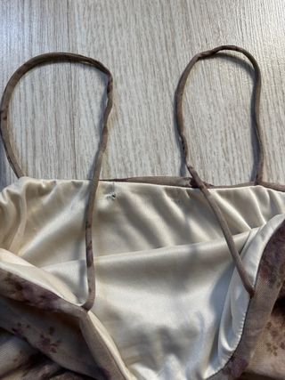 Vestido largo vintage floral