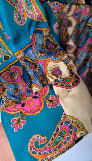 Vestido Zara estampado.