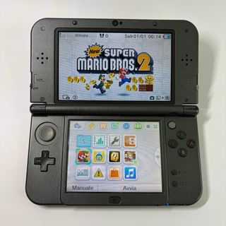 new nintendo 3ds xl nero con 4 giochi e accessori