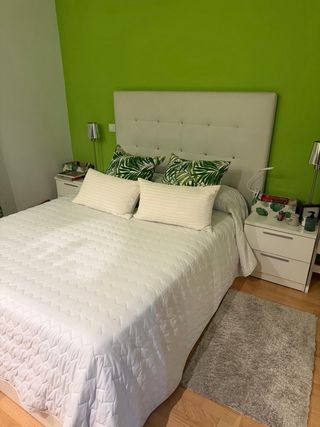 Cabecero, canapé y mesillas para cama de 150x190