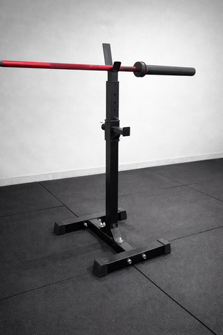 Coppia di rack regolabili per palestra
