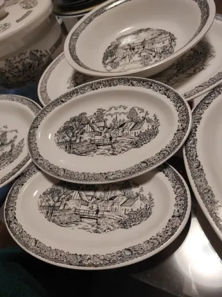 Sopera/Ensaladera Cerámica Diseño Campestre