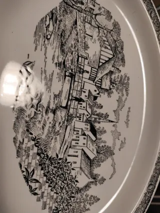 Sopera/Ensaladera Cerámica Diseño Campestre