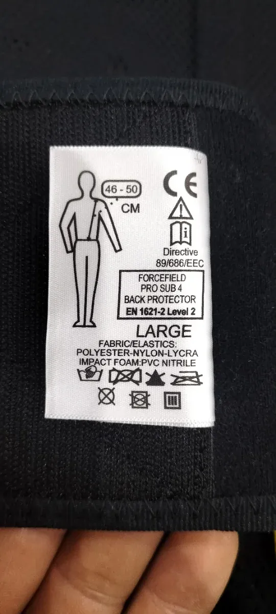 Espaldera moto Forcefield PRO Sub-4.