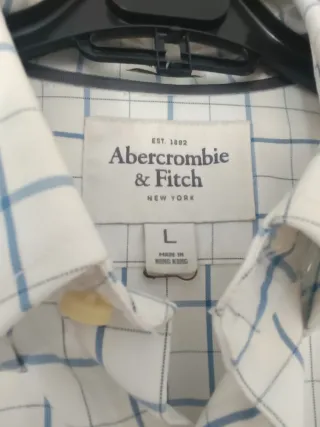 Camisa hombre cuadros Abercrombie & Fitch