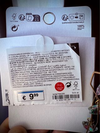 Reloj Anillo bisutería Stradivarius Nuevo