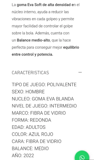 Pala de Pádel SX6 Stox