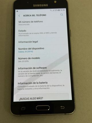 Samsung Galaxy J5 Negro/Plateado