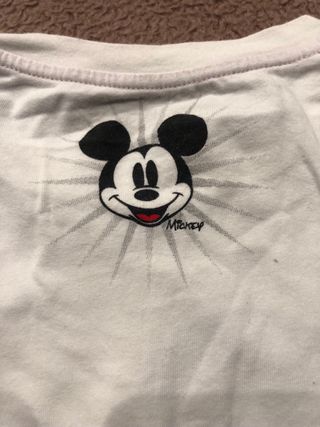 Camiseta Blanca Mickey Mouse Disney