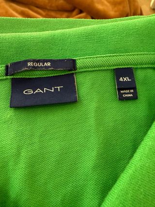 Polo GANT Verde Talla 4XL