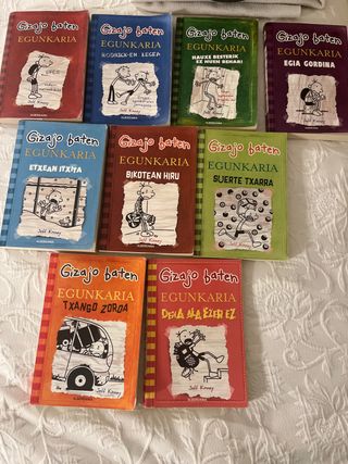 Gizajo baten egunkaria Libros del 1-11 (4,10 no)