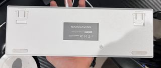 Teclado Mecánico Gaming Mars Gaming Blanco RGB