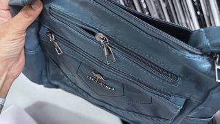 Bolso AOGUANDAISHU Mujer Azul Gris