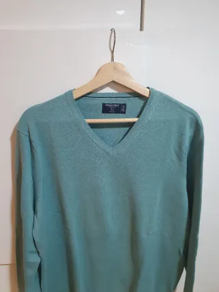 Jersey Springfield cuello pico hombre verde Talla