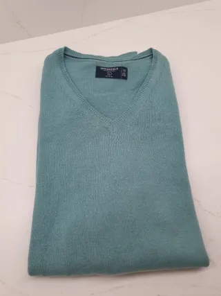 Jersey Springfield cuello pico hombre verde Talla