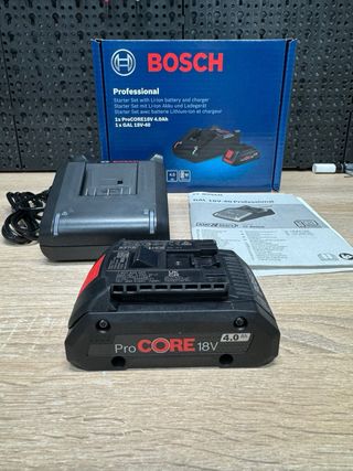 Pack cargador 18v40 + 1 bateria procore 4ah