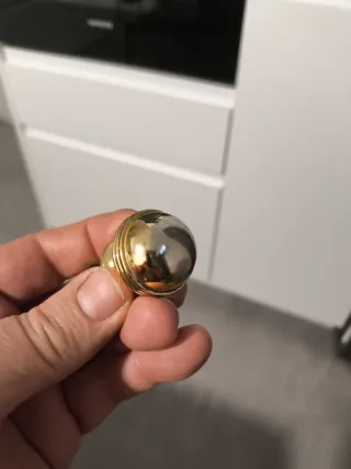 14 Tiradores dorados macizos