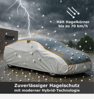 Funda coche protección granizo talla L