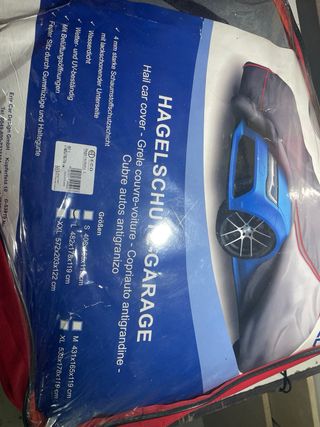 Funda coche protección granizo talla L