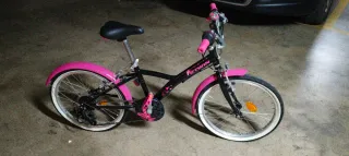 Bicicleta NUEVA Infantil BTWIN Rosa Negra