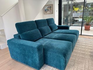 Sofá 3 plazas Pedro Ortiz verde aguamarina