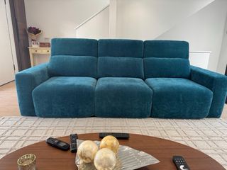 Sofá 3 plazas Pedro Ortiz verde aguamarina