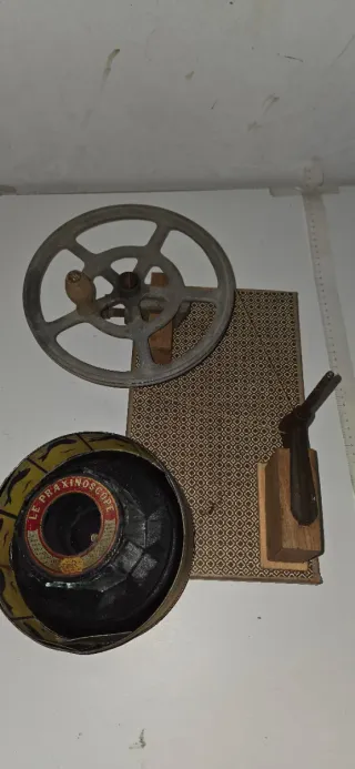 Praxinoscope con manovella funzionante