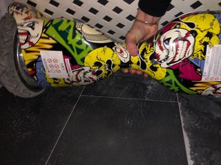 Hoverboard con diseño de Grafitis