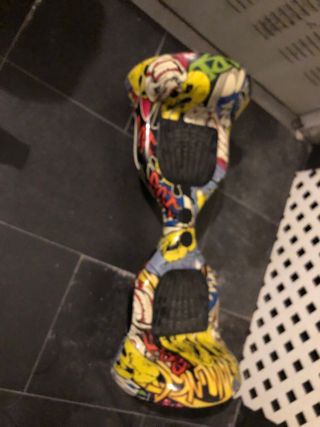 Hoverboard con diseño de Grafitis
