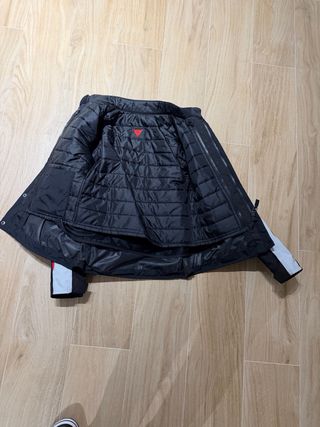 Chaqueta Moto Dainese Gris/Negra/Roja