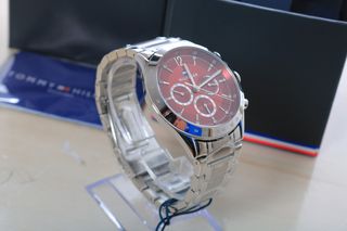 Reloj Tommy Hilfiger Mujer Rojo/Plata