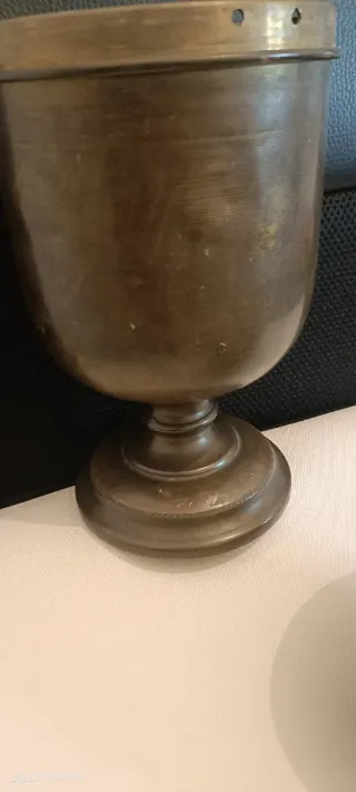 Vaso in ottone vintage