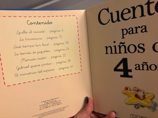 Libro de cuentos infantiles