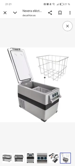 Nevera Eléctrica Alpicool 45L compresor