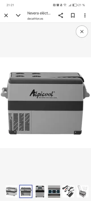 Nevera Eléctrica Alpicool 45L compresor