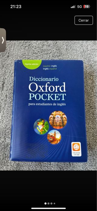 Diccionario Oxford Pocket para estudiantes de i...