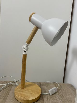 Lámpara de mesa Madera ajustable