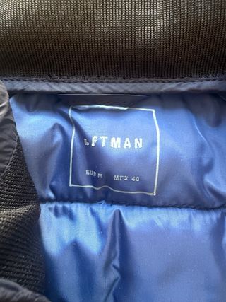 Chaleco acolchado azul hombre talla M