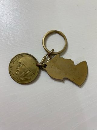 Portachiavi Mussolini Moneta Italia