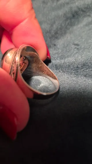 Anillo Plata Cuarzo Místico Multicolor