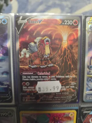 Entei V GG36/GG70 Carta Pokémon