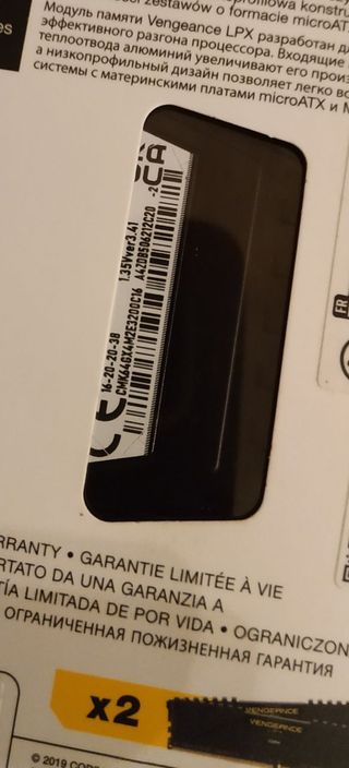 Corsair Vengeance LPX DDR4 64GB (2x32GB) 3200MHz