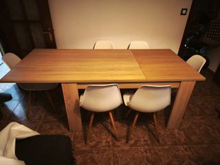 Mesa Comedor Extensible Madera