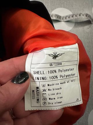 Bomber NASA leggera taglia L