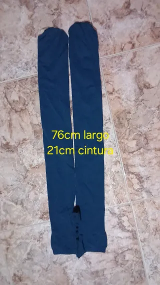 Medias tupidas infantiles azules